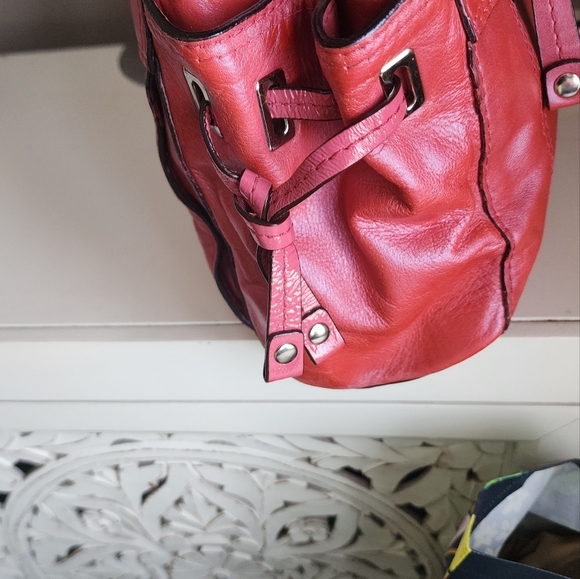 Coach Peyton CARRYALL Metallic PINK GUC RARE - Picture 5 of 10